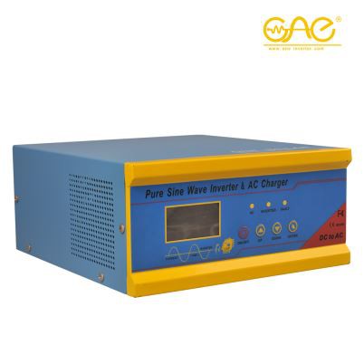 tiszta szinuszos inverter 600w pwm napelemes vezérlővel és AC töltővel